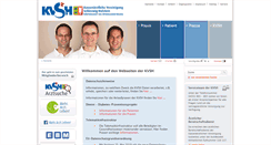 Desktop Screenshot of kvsh.de