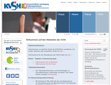 Tablet Screenshot of kvsh.de